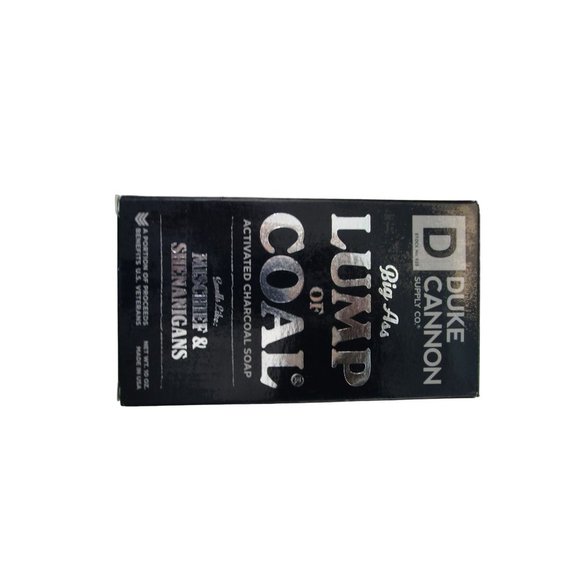 Duke Cannon Supply Co Big Ass Lump of Coal Activated Charcoal Soap New 10oz Bar - Picture 4 of 7